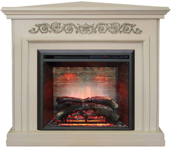 Каминокомплект RealFlame Leticia Corner с очагом 3D Leeds 26