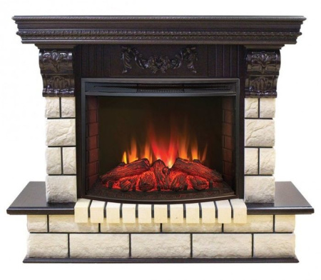 Каминокомплект RealFlame Gracia 25'5/24 AO с очагом Evrika 25,5 LED