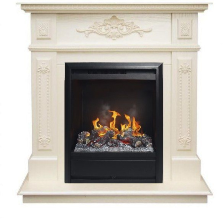 Каминокомплект RealFlame Lilian STD/EUG WT с очагом 3D Olympic