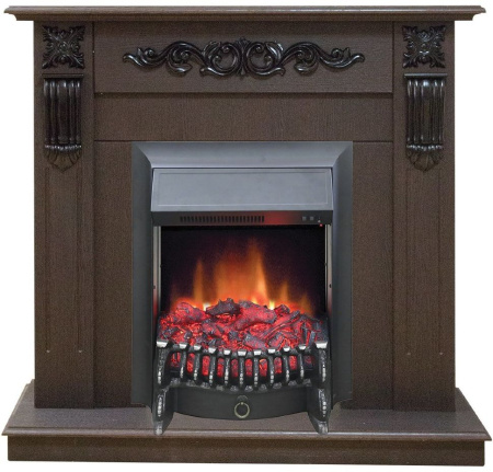 Каминокомплект RealFlame Dominica STD/EUG DN с очагом Fobos Lux Black S