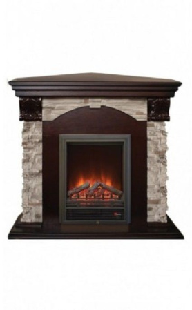 Каминокомплект RealFlame Dublin ROCK Corner STD/EUG AO с очагом Eugene