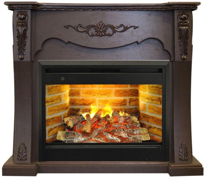 Каминокомплект RealFlame Olivia 25,5/26 DN с очагом 3D Prometheus 26