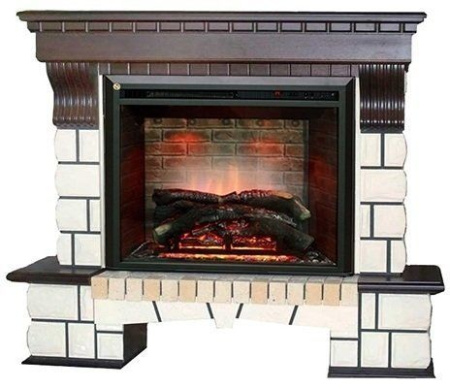 Каминокомплект RealFlame Country 26 AO с очагом 3D Leeds 26