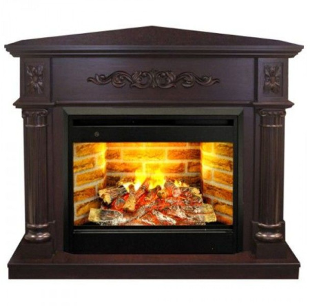 Каминокомплект RealFlame Silvia Corner 26 AO с очагом 3D Prometheus 26