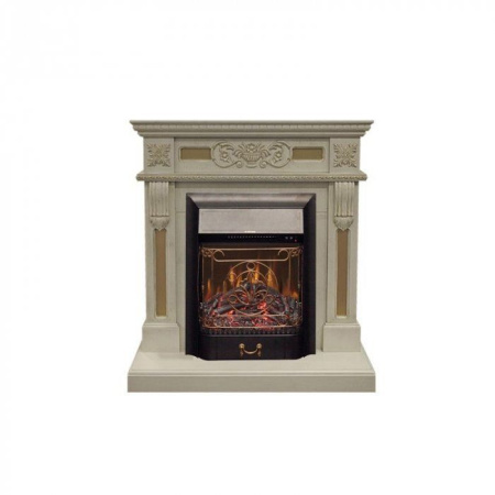 Каминокомплект RealFlame Corsica STD/EUG WT с очагом Majestic Lux Black S
