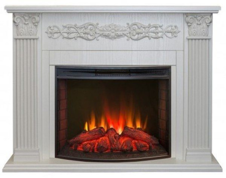 Каминокомплект RealFlame Milton 25,5/26 WT с очагом Evrika 25,5 LED