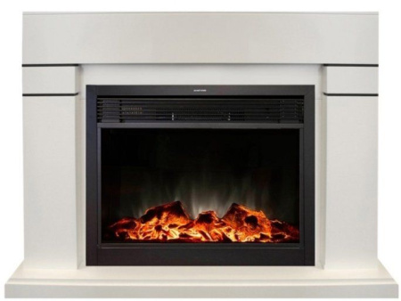Каминокомплект RealFlame Lindelse 26 WT с очагом MoonBlaze LUX Black