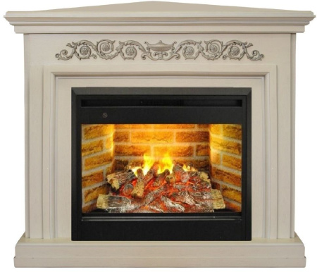 Каминокомплект RealFlame Leticia Corner 26 WT с очагом 3D Prometheus 26