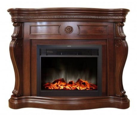 Каминокомплект RealFlame Barcelona 26/33 АО с очагом MoonBlaze LUX Black