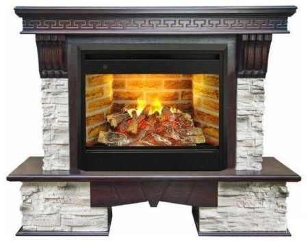 Каминокомплект RealFlame Rockland 26/HL AO с очагом 3D Prometheus 26