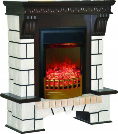 Каминокомплект RealFlame Stone new STD/EUG AO (DN) с очагом Rimini