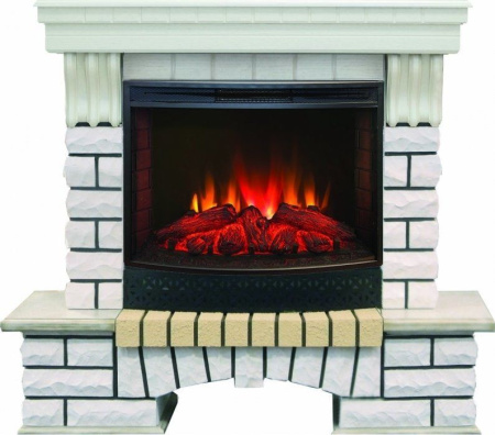 Каминокомплект RealFlame Country 25/25,5 WT с очагом Evrika 25,5 LED