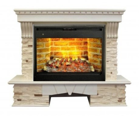 Каминокомплект RealFlame Sorento 33 AO с очагом 3D Prometheus 26