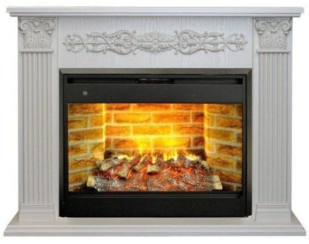 Каминокомплект RealFlame Milton 25,5/26 WT с очагом 3D Prometheus 26