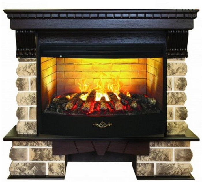 Каминокомплект RealFlame Kansas 33 AO 3D Firestar 33