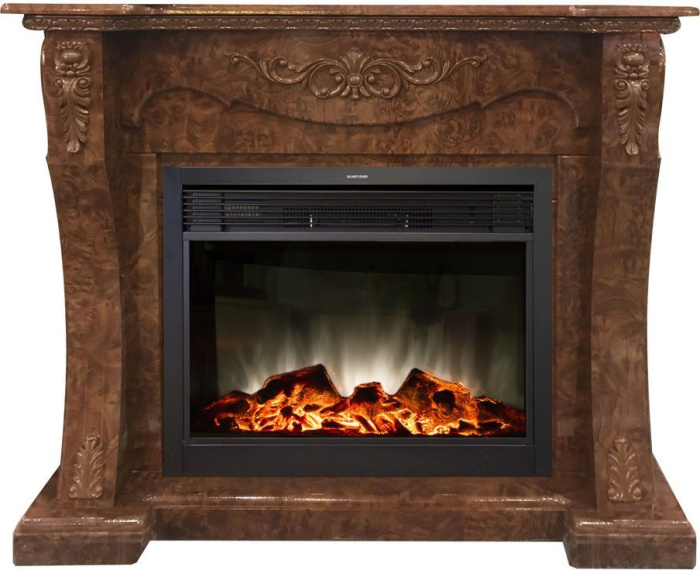 Каминокомплект RealFlame Olivia 25,5/26 AO с очагом MoonBlaze LUX Black