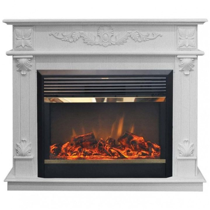 Каминокомплект RealFlame Philadelphia 25,5/26 WT с очагом MoonBlaze LUX Brass