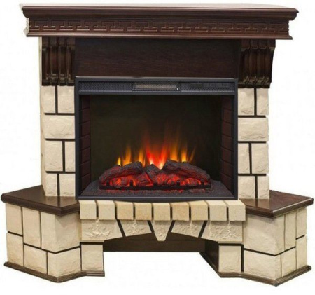 Каминокомплект RealFlame Stone new 25/25,5 с очагом Sparta 25,5 LED