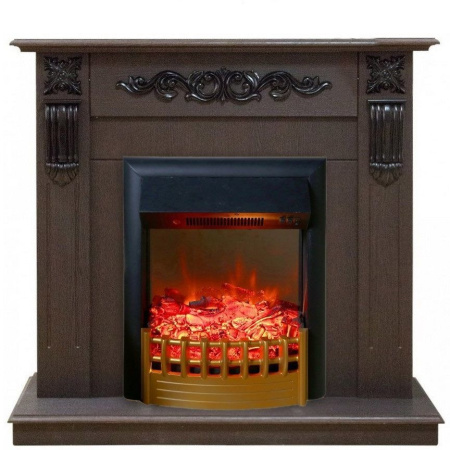 Каминокомплект RealFlame Dominica Corner STD/EUG DN с очагом Rimini