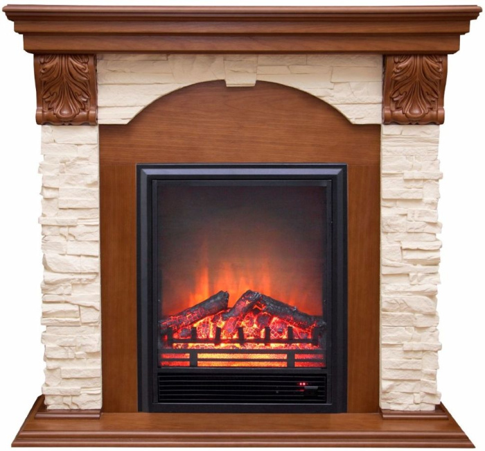 Каминокомплект RealFlame Dublin LUX STD/EUG AO с очагом Eugene